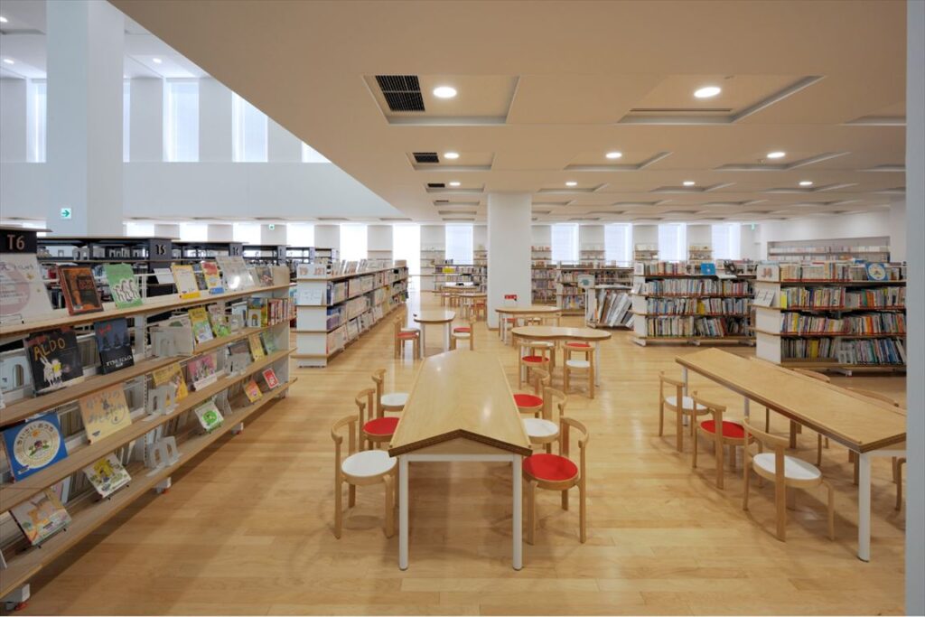 高崎市立中央図書館, 児童閲覧席